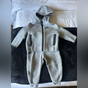 Nike Gray Baby Jumpsuit